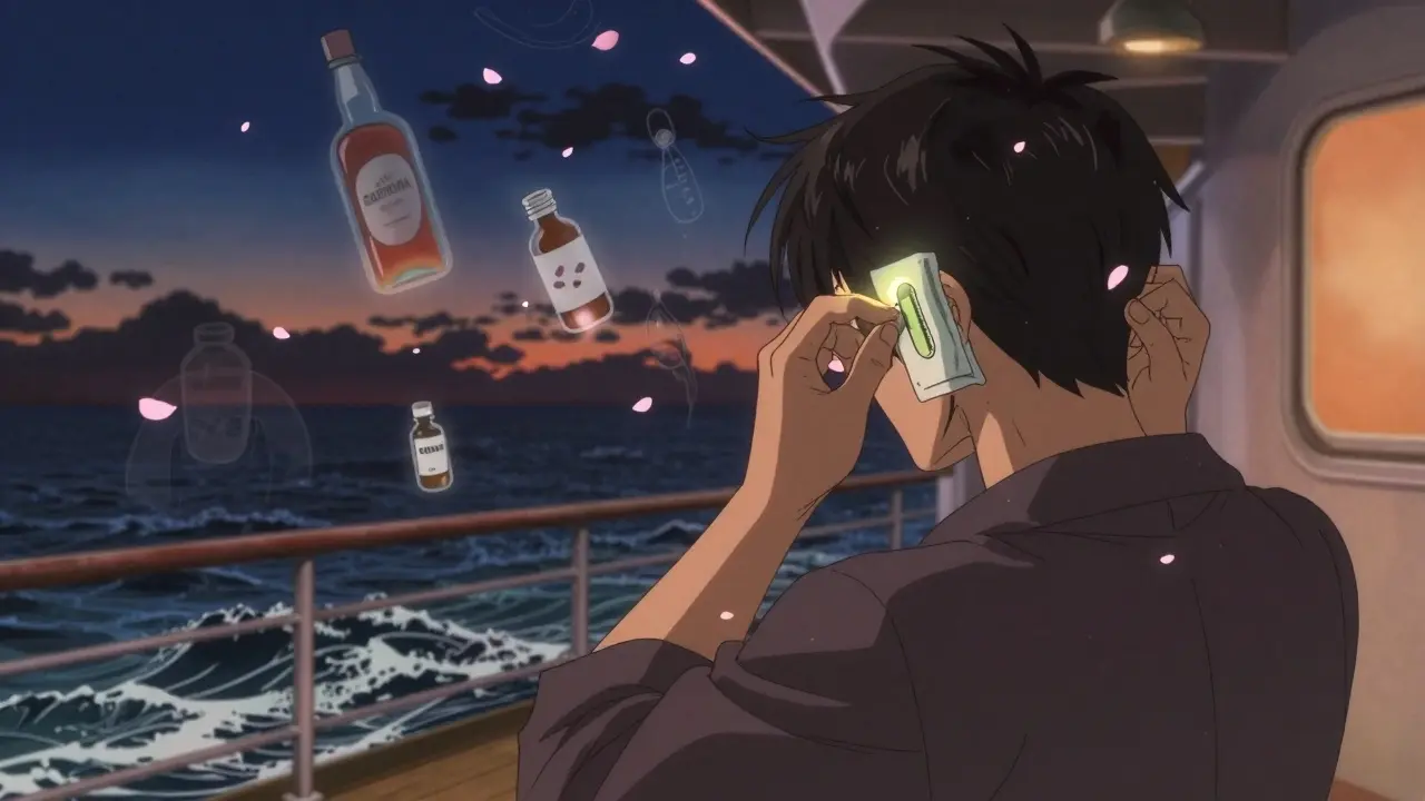 Motion Sickness Medications: Scopolamine and Sedative Interactions